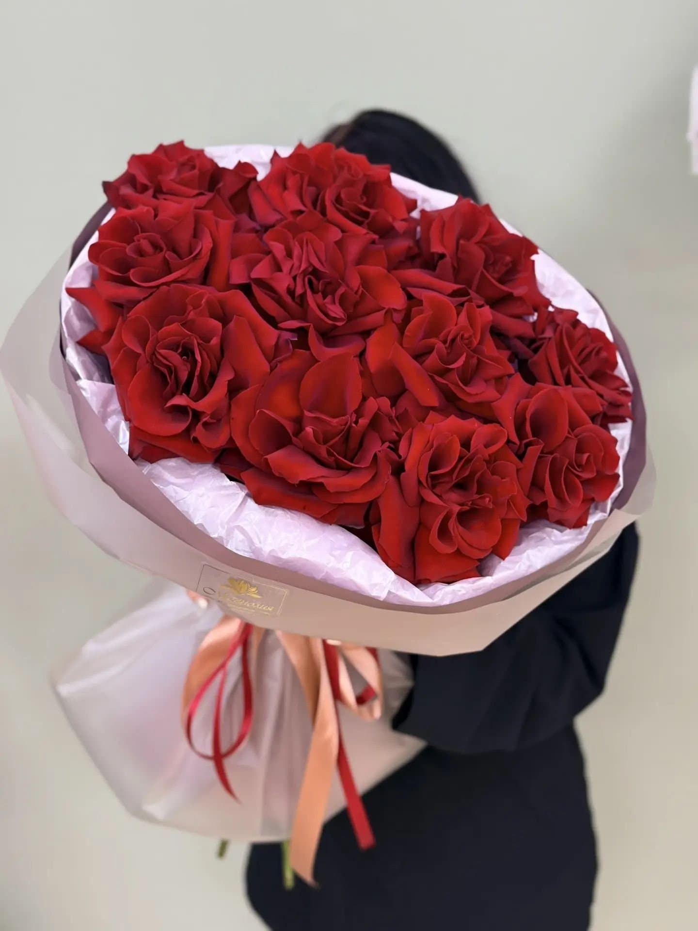 Букет французских роз Алый парус  - фото 2